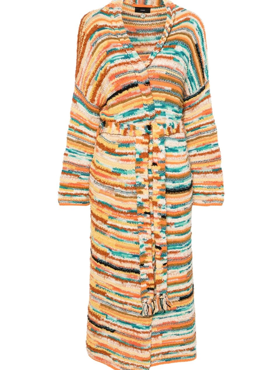 Affordable Alanui Women Maduray coat patterned-intarsia 0707